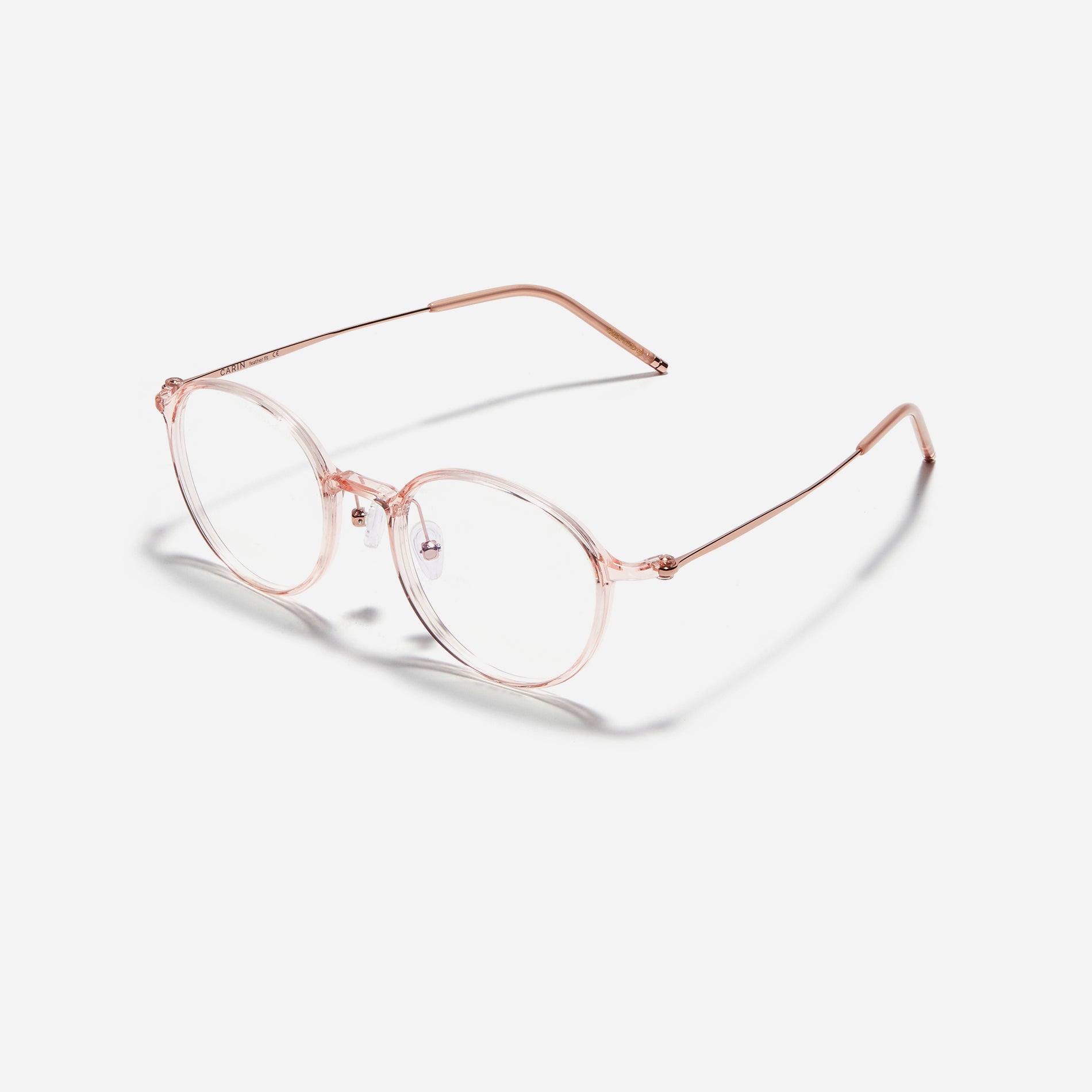 Ultra-lightweight round-shaped eyeglasses crafted using cutting-edge materials sourced from the French company ARKEMA. These glasses offer robust durability and consistently comfortable fit.