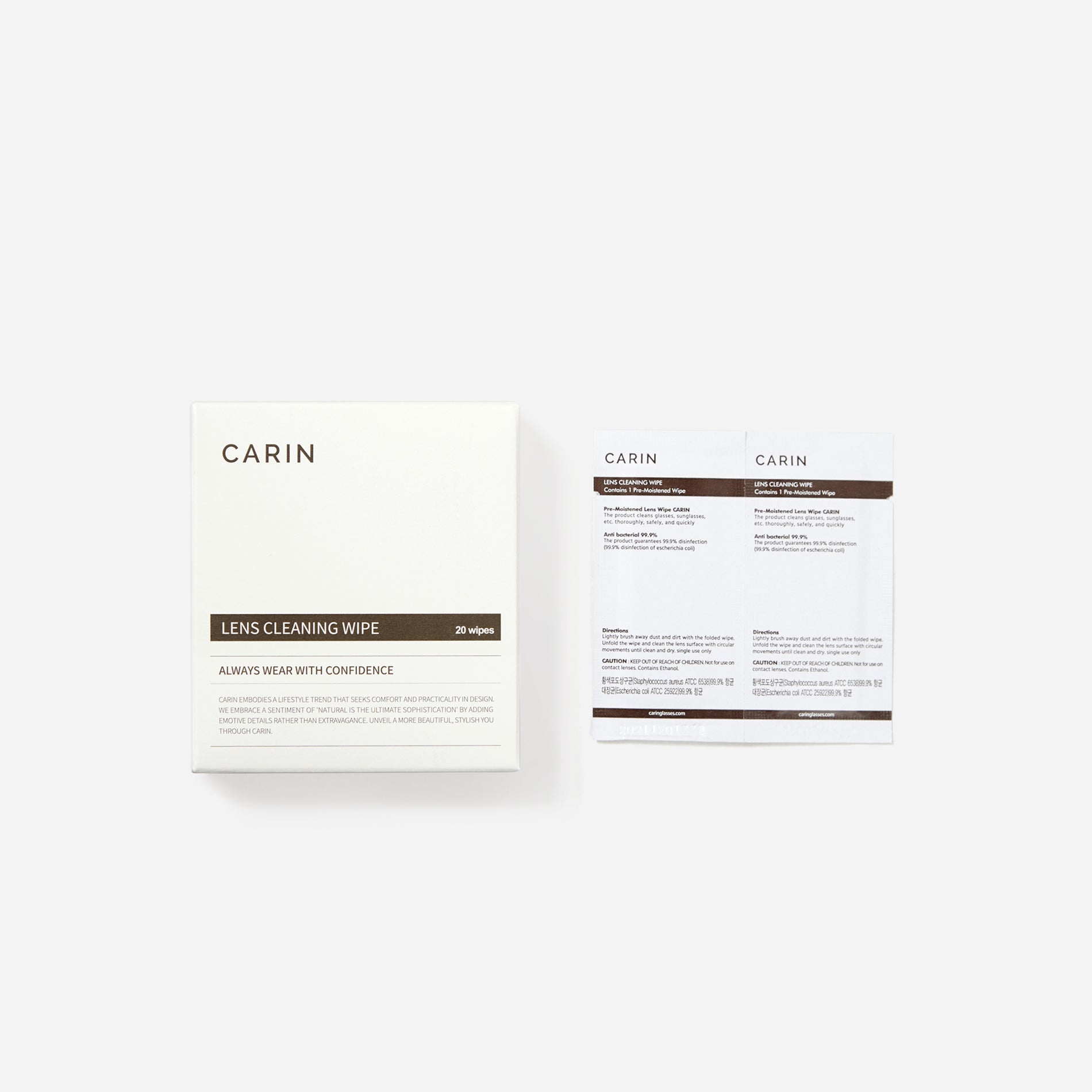LENS CLEANING WIPES (20EA)