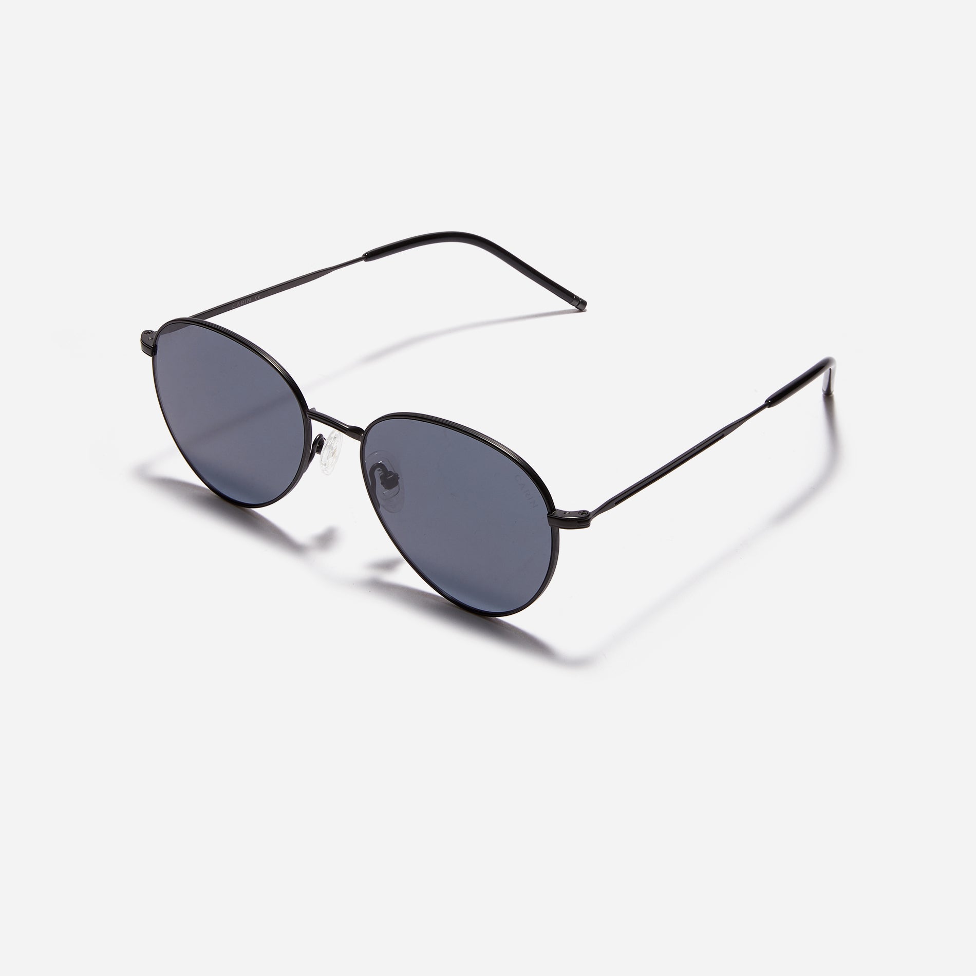 Retro aesthetic Boeing-style sunglasses crafted entirely from titanium.