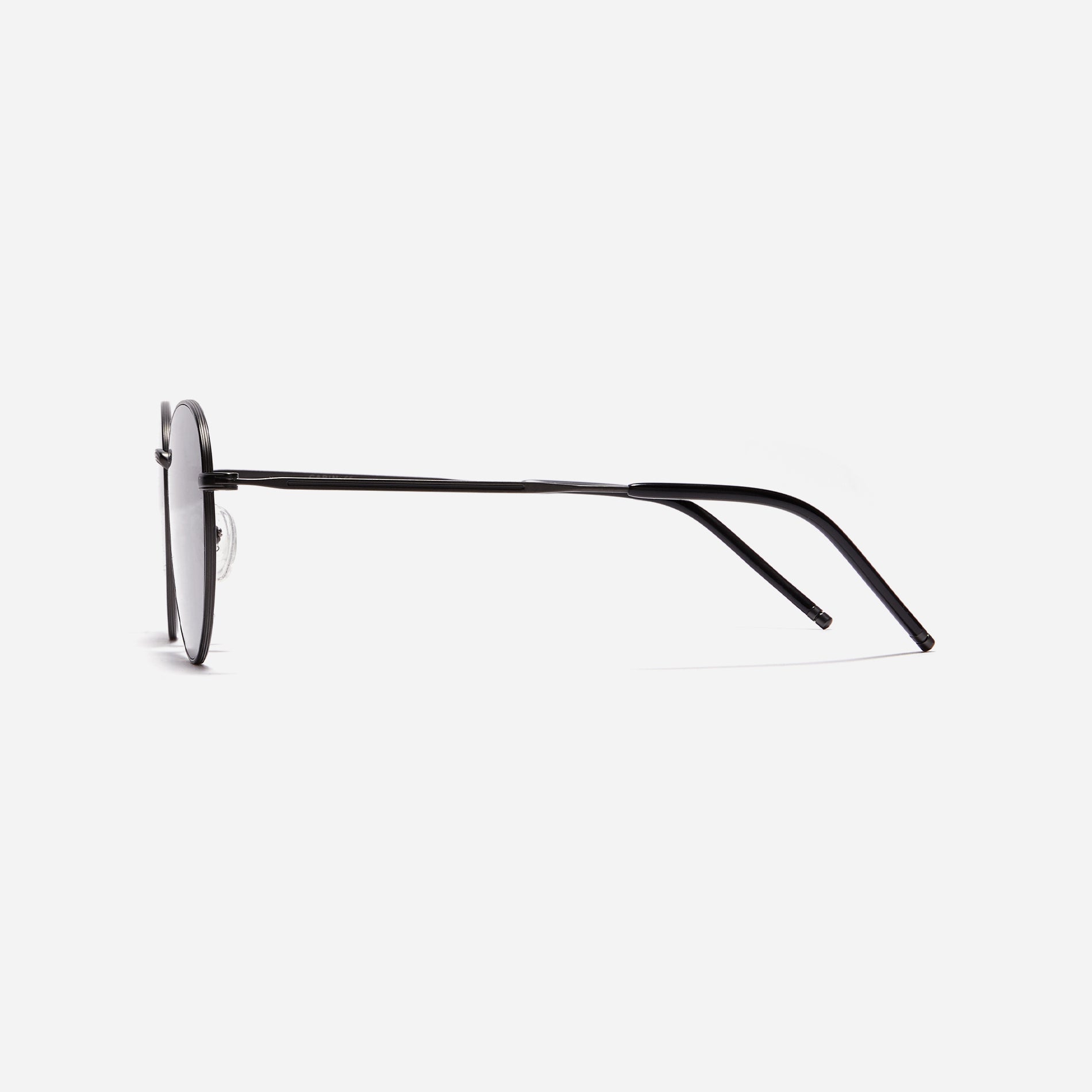 Retro aesthetic Boeing-style sunglasses crafted entirely from titanium.