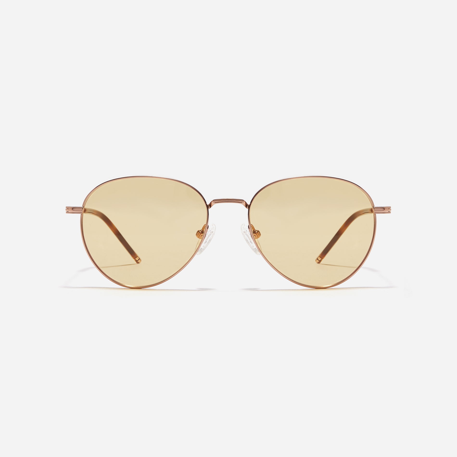 Retro aesthetic Boeing-style sunglasses crafted entirely from titanium.