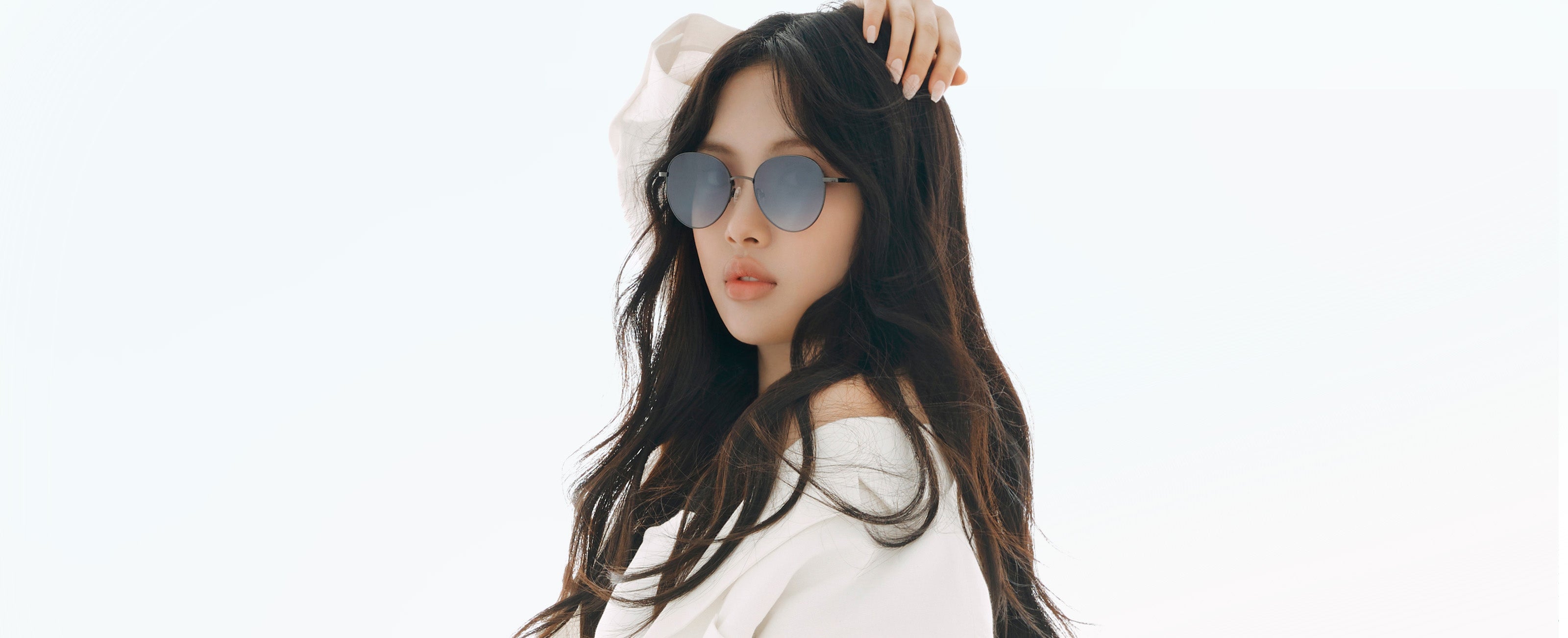[CARIN] CINDY SUNGLASSES ★人気★ Cindy - Carin Round Titanium Sunglasses | Korean Eyewear