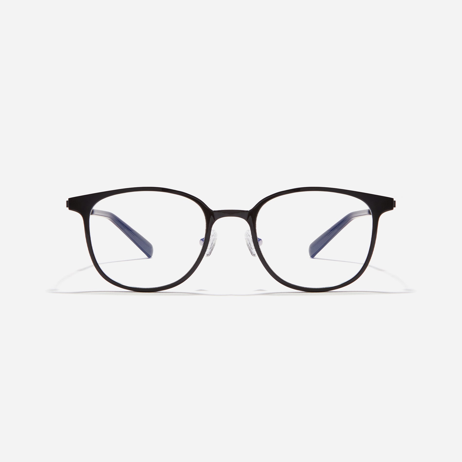 Square-shaped combination eyeglasses that provide a comfortable and durable wearing experience through a frame crafted using cutting-edge materials sourced from the French company ARKEMA, along with stainless Wagner steel temples.
