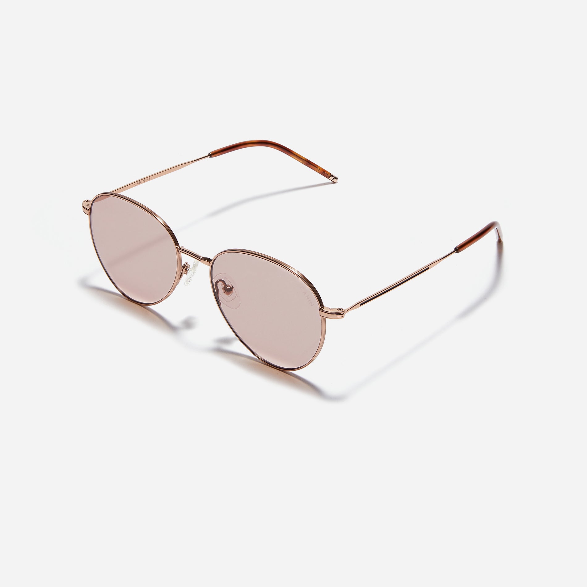 Retro aesthetic Boeing-style sunglasses crafted entirely from titanium.