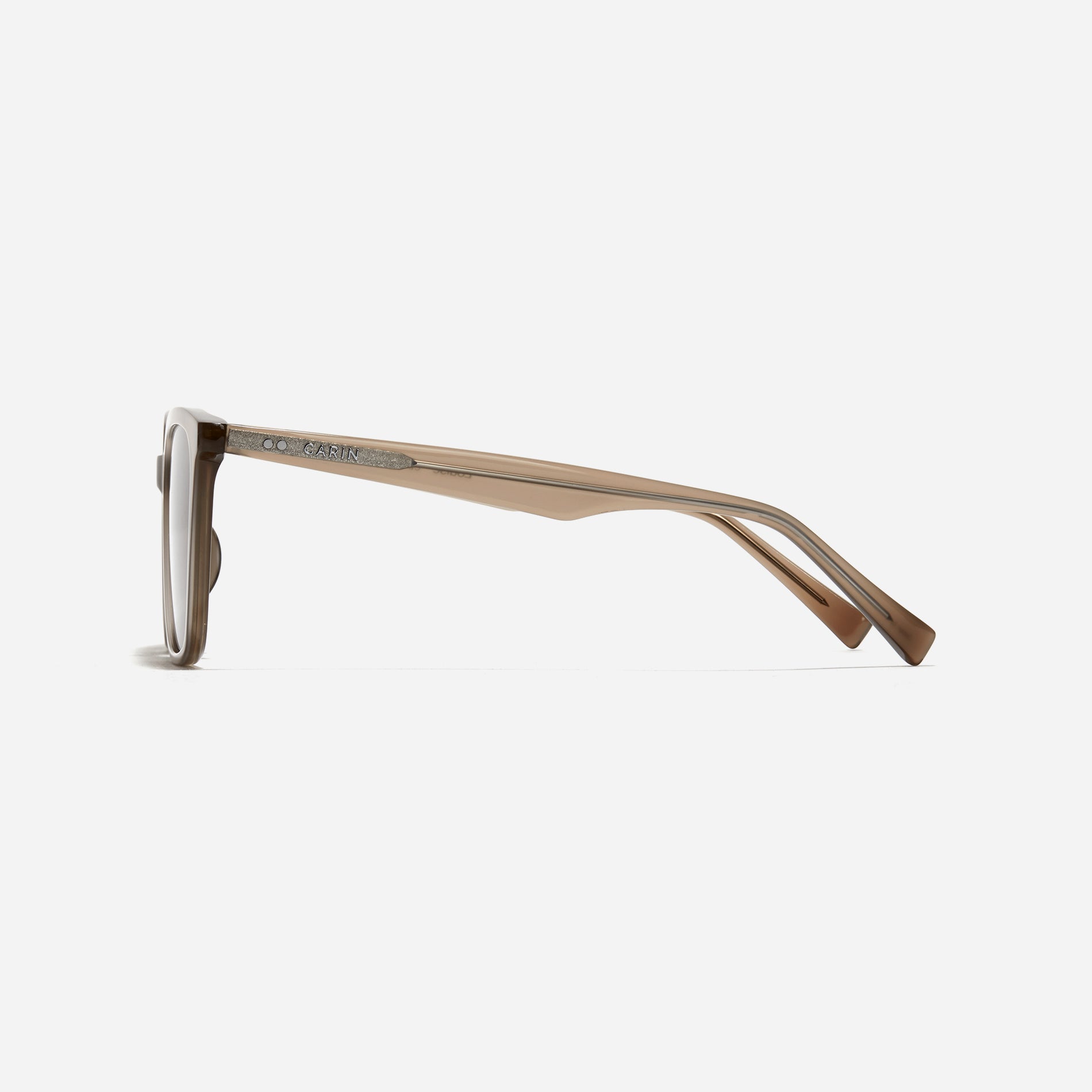 Square-shaped sunglasses with a sleek, straight-edged top front, providing a versatile and neutral style.