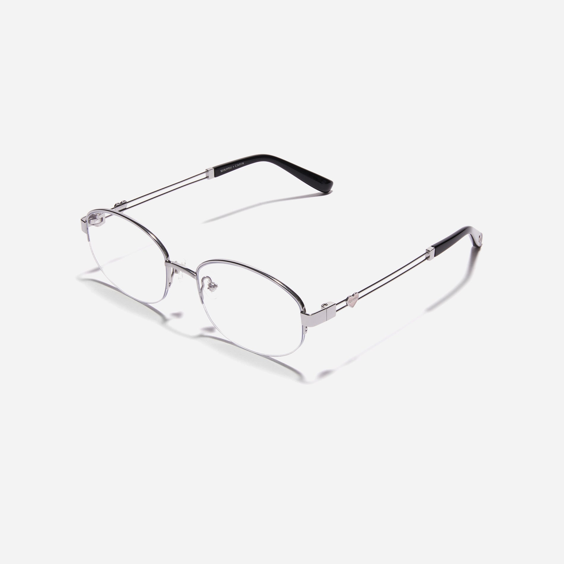 韓国 CARIN クリアフレーム メガネ眼鏡 CARIN X SEOULPPEU] LUVGLAZE O C1